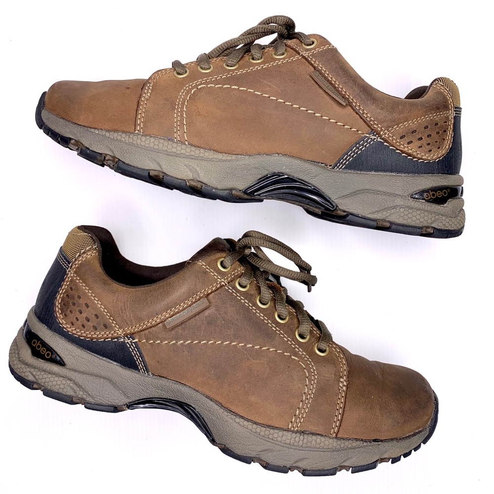 Men’s Abeo Smart System Tan Leather Walking Shoe-9